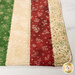 A super close up on the mat demonstrating fabric prints and color details.