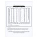 Page displaying the required DMC floss for the pattern.