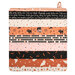 The completed Dry Ideas project, colored in Halloween fabrics from the Purrs & Boos collection by Moda Fabrics, isolated on a white background. 