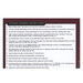 Back cover of the cross stitch pattern with finishing instructions.
