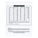 Page displaying the required DMC floss for the pattern.