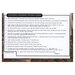 Back cover of the cross stitch pattern with finishing instructions.