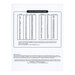 Page displaying the required DMC floss for the pattern.