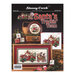 Back cover of the pattern booklet showing the finished projects displayed on a dark background.