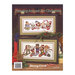Back cover of the pattern booklet showing the finished projects displayed on a decorated background.