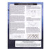 Back cover of the pattern booklet showing general stitching instructions.