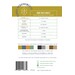 Back of the pattern listing fabric requirements