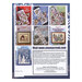 Back cover of the cross stitch pattern with images from the other Snowfriends projects by Stoney Creek.