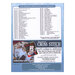 Back cover of the cross stitch pattern with a list of other Stoney Creek pattern books.