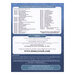 Back cover of the cross stitch pattern with a list of other Stoney Creek pattern books.