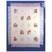 The back of the quilt featuring the completed afghan. 