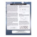 Front cover of the cross stitch pattern with general stitching instructions.