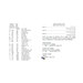 Back cover of the cross stitch pattern displaying the required threads for the pattern.