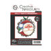 Cover of the cross stitch kit displaying finished project.