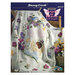 front cover of the Angels In Heaven Birth Sampler pattern featuring the finished cross stitch afghan.
