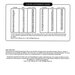 Chart showing the required DMC floss for the pattern and its alternatives.