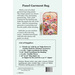 Back of the pattern listing project requirements. 