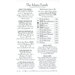Back cover of The Adams Family pattern listing floss requirements.