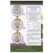 The back of the pattern showing the completed series of pattern finished in hoops. 