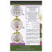 The back of the pattern showing the completed series of pattern finished in hoops. 