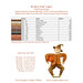 Chart showing the required floss, recommended fabric, stitch counts, sizes, and an illustrated scarecrow in the bottom right corner.