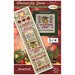 The Christmas Joy cross stitch pattern featuring holly, berries, decorative borders, and the words “Christmas Joy to All the World.”