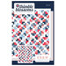 Crew quilt pattern cover showing a red, white, and blue patchwork quilt with repeating geometric blocks and a smaller quilt image inset.