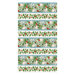 Intricate border stripe with a medley of beach and festive motifs in alternating rows.