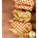 A close up on the napkins, demonstrating fabric and color details.