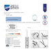 Promotional graphic showing what's included in the kit, including fabric, thread, embroidery hoop, and organizer.