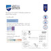 Promotional graphic showing what's included in the kit, including fabric, thread, embroidery hoop, and organizer.