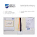 Promotional graphic showing what's included in the kit, including fabric, thread, embroidery hoop, and organizer.