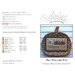 Front and back cover of the pattern showing finished project and floss requirements. 
