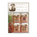 Front of the pattern showing the four completed projects as ornaments