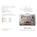 Front and back of the pattern showing finished project and floss requirements.