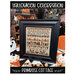 The front of the Halloween Celebration Cross Stitch pattern showing the finished project.