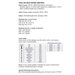 Image featuring stitch counts, fabric used, finished sizes, thread requirements, and other pattern information.