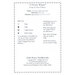 Chart of the required Classic Colorworks floss, suggested fabric, stitch count, and finished design size.