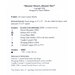 Chart of the required floss, suggested fabrics, stitch counts, and the design size.