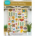 Quilt pattern titled “Floral Felicity” with colorful botanical patchwork blocks.