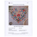 Front of the Heart Bloom pattern showing the completed cross stitch design with pattern information.