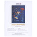 Front of the Mary Poppins pattern showing the completed cross stitch design with pattern information.
