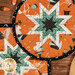 A close up on the hot pads, demonstrating color and print details.