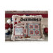 Finished design of the Summer Pillow cross stitch pattern.