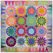 Finished Tula Sunrise quilt using the templates.