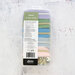 Assorted zippers and pulls in a clear plastic case with a label on top describing what is in the bundle.