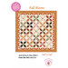 Front of the pattern showing finished project in autumnal colors.
