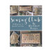 Front cover of the Sewing Club cross stitch booklet showing five of the finished designs.
