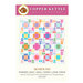 Front of the Skybound quilt pattern featuring the finished quilt design