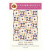 Front of the Jelly Squares quilt pattern featuring the finished quilt design